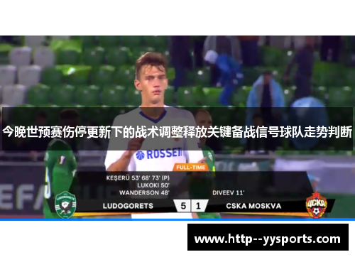 今晚世预赛伤停更新下的战术调整释放关键备战信号球队走势判断